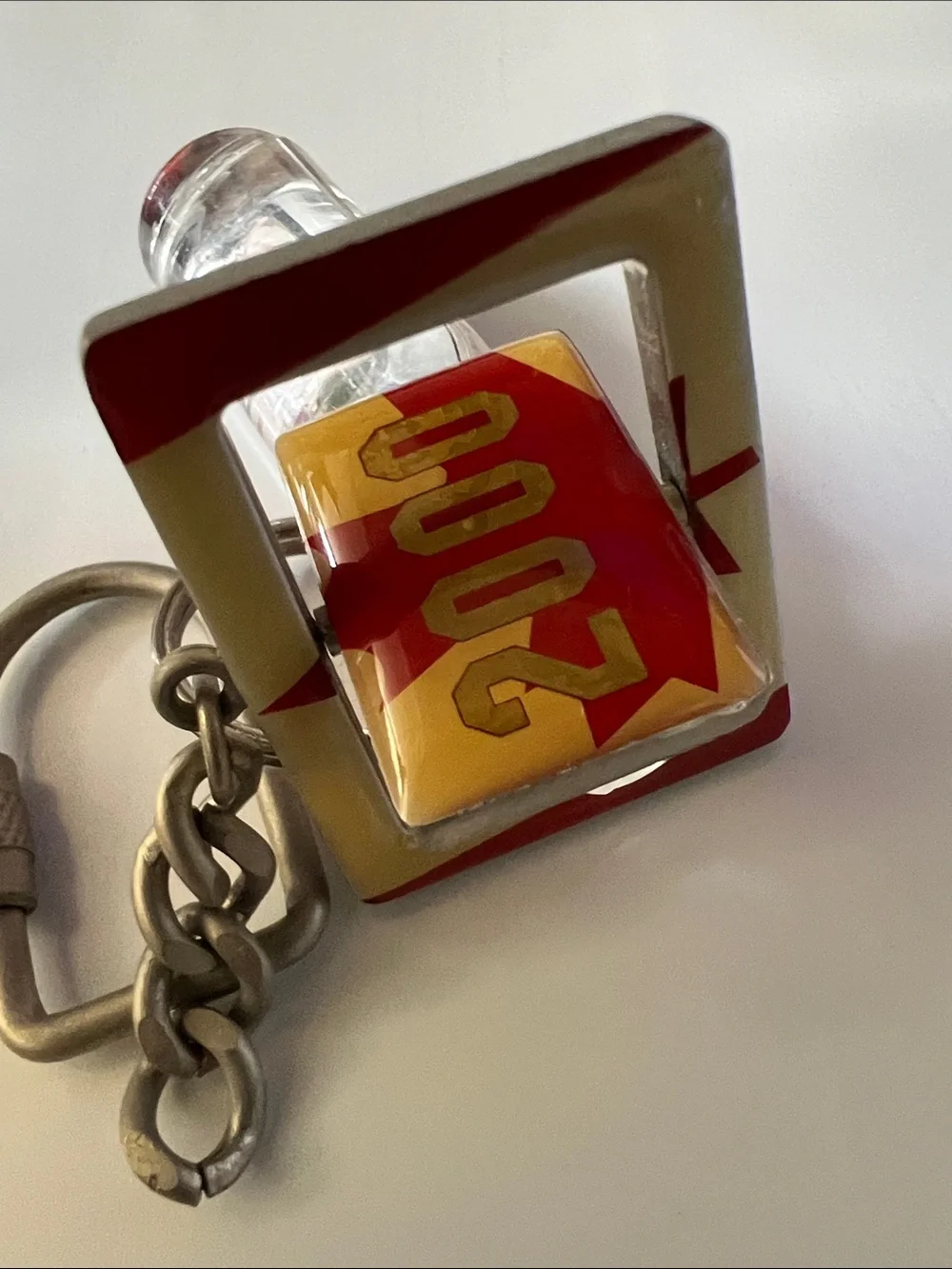 Millennium Maple Keychain & Beer Bottle Key Ring Set - Red and Silver
